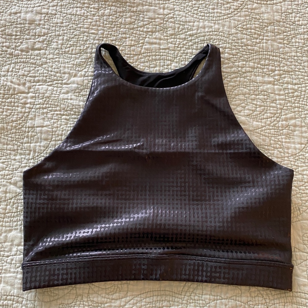 Peloton Show Up Digital Foil High Neck Bra
